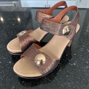 PATRIZIA DADE Brinze Dade Party STRAP SANDAL SIZE 10